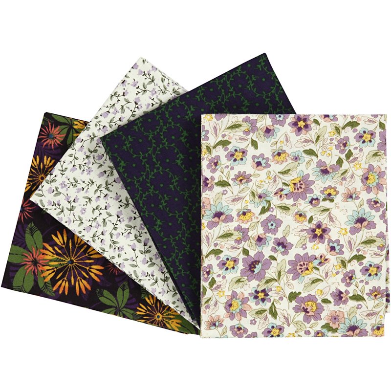 Tela para Patchwork - 4 unidades Tela para Patchwork - 4 unidades