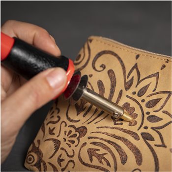 Bolso de papel imitación al cuero