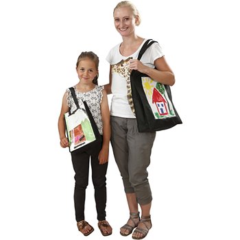 Bolsa con frontal de plástico