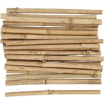Palos de bambú - 30 unidades