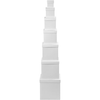 Cajas cuadradas - 7 unidades