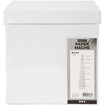 Cajas cuadradas - 7 unidades