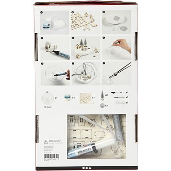 Kit para adorno navideño con decoración interior