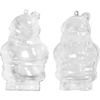 Adorno Papá Noël - 2 unidades