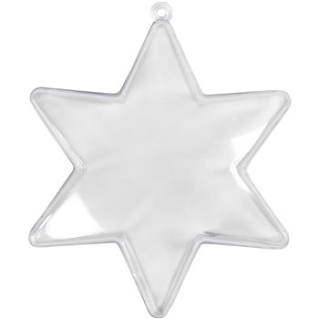 Estrella decorativa - 5 unidades