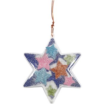 Estrella decorativa - 5 unidades