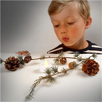 Vela calientaplatos de LED - 6 unidades