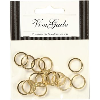 Anillas para llaveros - 15 unidades