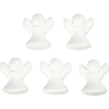 Ángel de poliestireno - 5 unidades