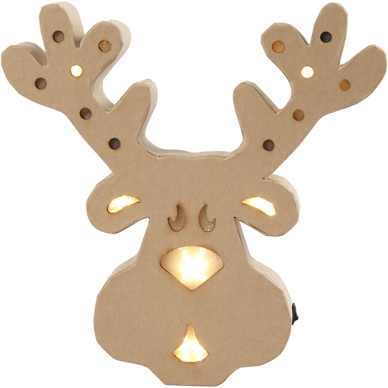 Figura con luz en el interior