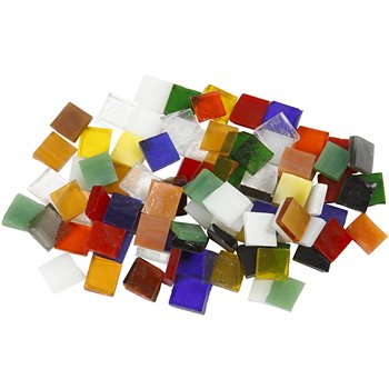 Teselas de cristal para mosaico - 454 gr