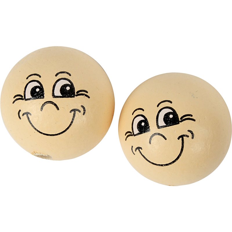 Pelotas de cara sonriente - 10 unidades