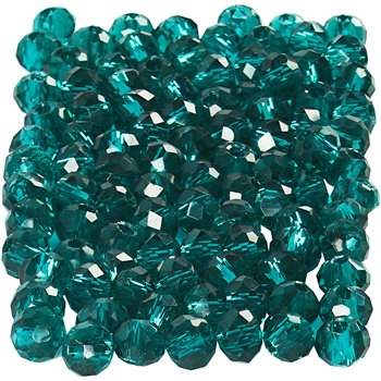 Perlas facetadas - 100 unidades