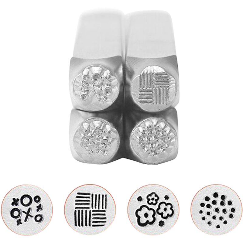 Sello de embossing - 4 unidades