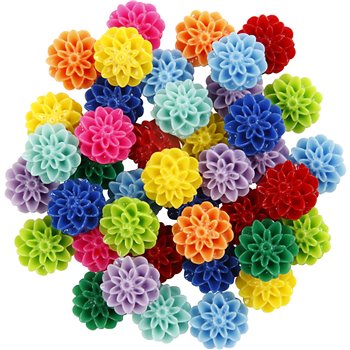 Cuentas de flores - 250 unidades