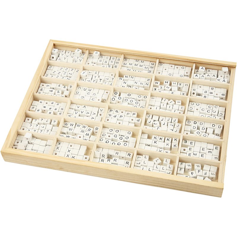 Cuenta cuadrada con letra - 750 stdo