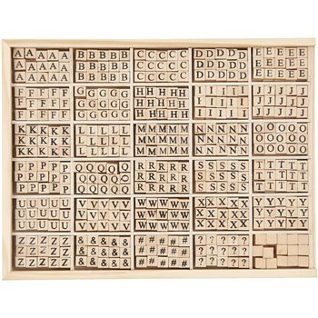 Cuenta cuadrada con letra - 750 stdo