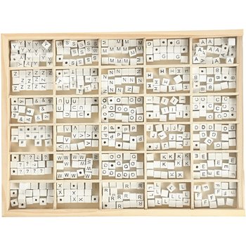 Cuenta cuadrada con letra - 750 stdo