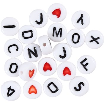 Cuentas de letras - 200 gr