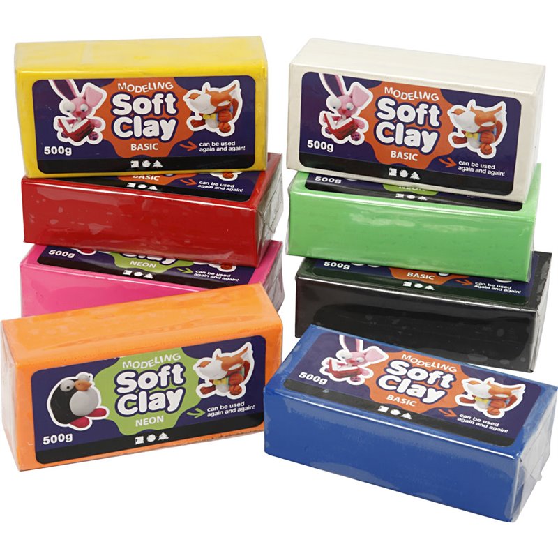 Soft Clay - 8x500 gr