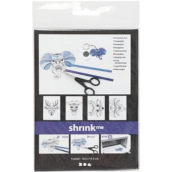 Hojas de Shrink Plastic con motivos - 4 hoja Hojas de Shrink Plastic con motivos - 4 hoja