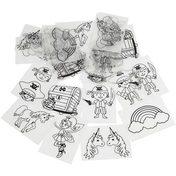 Hojas de Shrink Plastic con motivos - 36 hoja