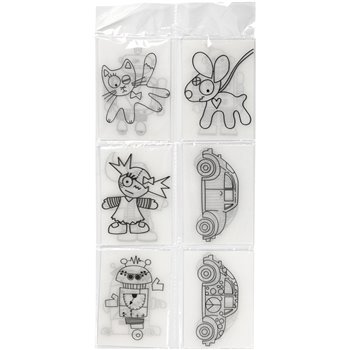 Hojas de Shrink Plastic con motivos - 36 hoja