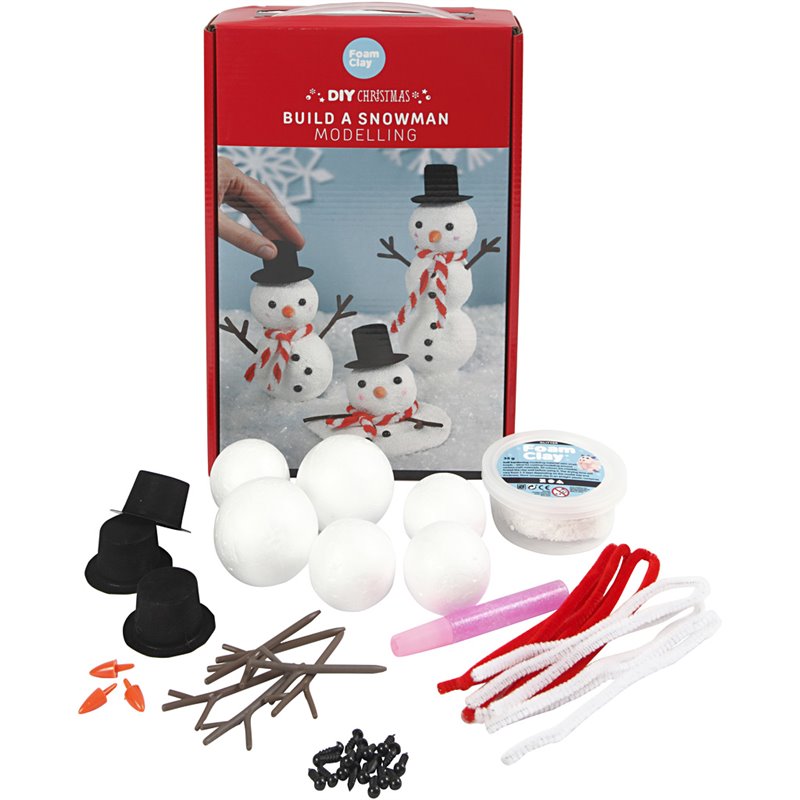Crea un Muñeco de Nieve - 1 set Crea un Muñeco de Nieve - 1 set