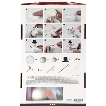 Crea un Muñeco de Nieve - 1 set