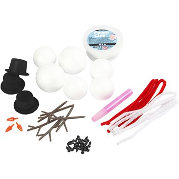 Crea un Muñeco de Nieve - 1 set