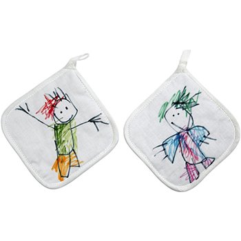 Agarradores de tela con rotuladores - 1 set Agarradores de tela con rotuladores - 1 set