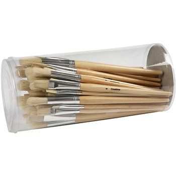 Pinceles Nature Line - 80 unidades