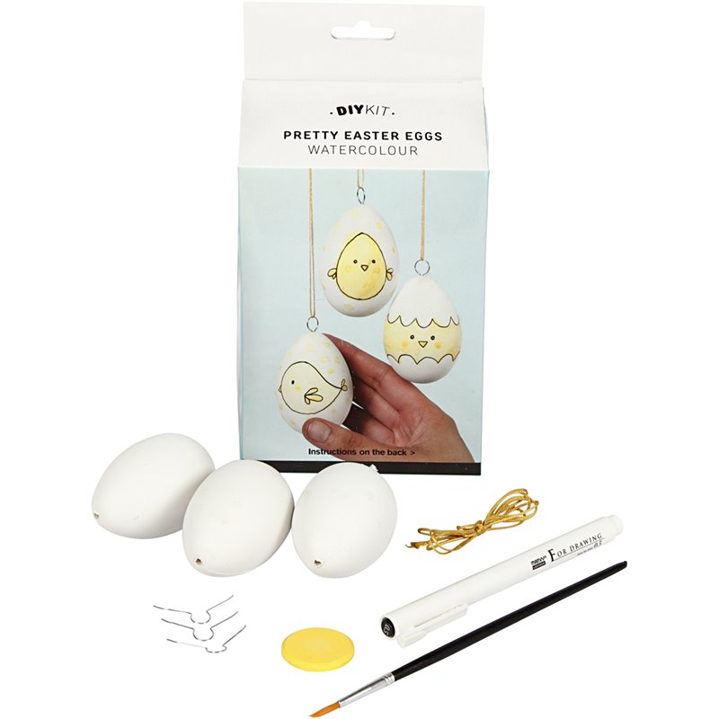 Huevos de Pascua bonitos - 1 set