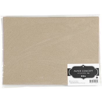 Papel reciclado tipo Kraft - 20 hoja
