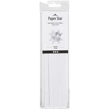 Tiras de papel para estrellas - 100 tiras