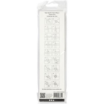 Tiras de papel para estrellas - 100 tiras