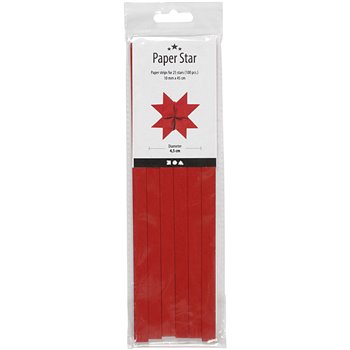 Tiras de papel para estrellas - 100 tiras