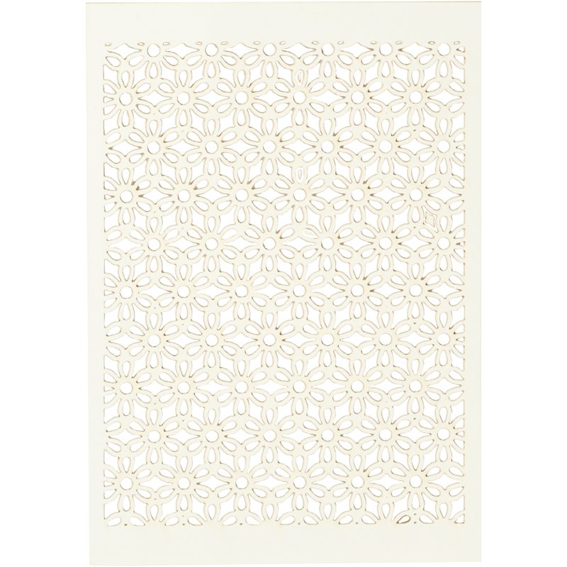 Cartulina con dibujos de encaje - 10 unidades