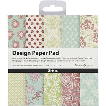Bloc de papel de diseño - 50 hoja