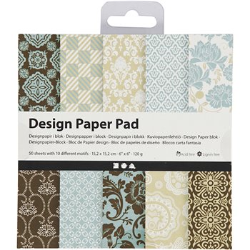 Bloc de papel de diseño - 50 hoja Bloc de papel de diseño - 50 hoja