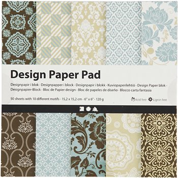 Bloc de papel de diseño - 50 hoja Bloc de papel de diseño - 50 hoja