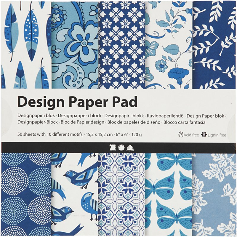 Bloc de papel de diseño - 50 hoja