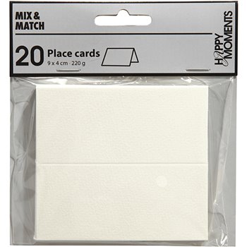 Tarjetas identificativas de lugar - 20 unidades