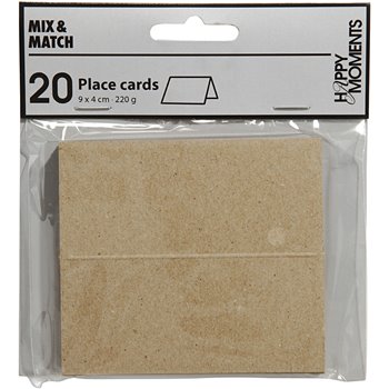 Tarjetas identificativas de lugar - 20 unidades