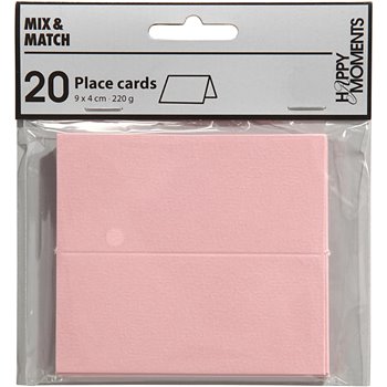 Tarjetas identificativas de lugar - 20 unidades