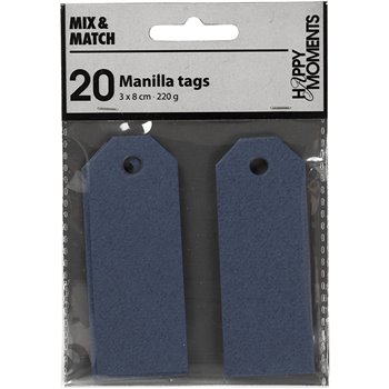 Etiquetas Manila - 20 unidades