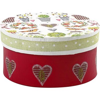 Cajas redondas - 3 unidades