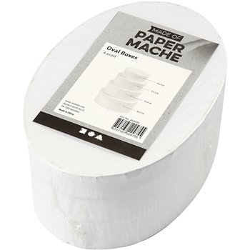 Cajas ovaladas - 4 unidades