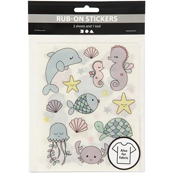 Pegatinas  "Rub-on" - 1 paquetes