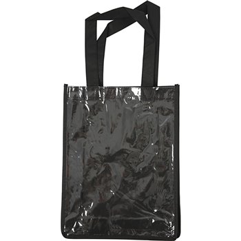 Bolsa con frontal de plástico